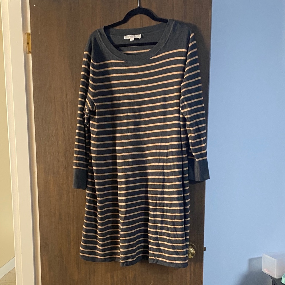 LOFT Plus Charcoal Knit Dress